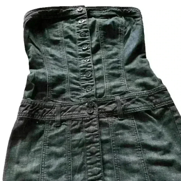 GUESS juniors Jeans strapless dress size S​​​​​​​​​​​​​​​​​​​​ - Picture 1 of 5